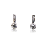 Ohrringe Recarlo Dame in Weißgold Diamante 0.80 Ct E01PD006/092 - E01PD006/092
